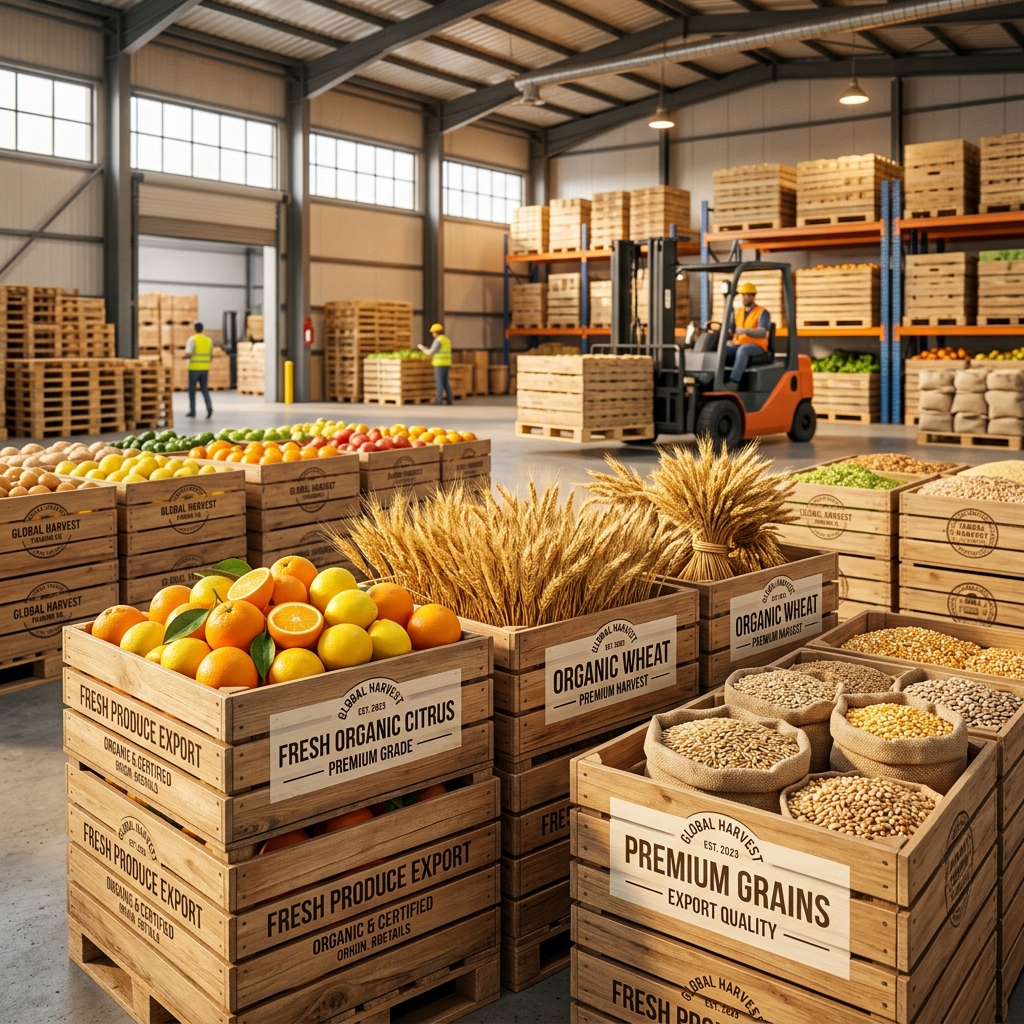 Grains, Agriculture Exports and Fruits Sourcing